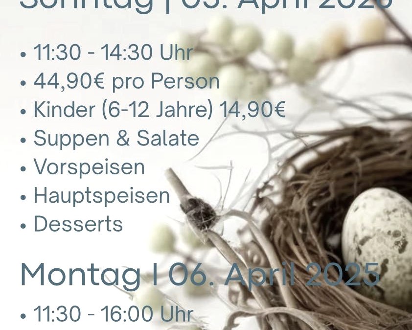 Osterbuffet Gasthaus Kaut, © Gasthaus Kaut Leidenborn Osterbuffet Gasthaus Kaut, © Gasthaus Kaut Leidenborn