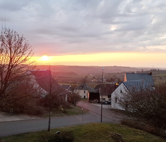 Sonnenaufgang vom Balkon Sonnenaufgang vom Balkon