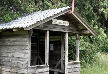 Schutzhütte am Treffpunkt, © Hans-Peter Dimmer Schutzhütte am Treffpunkt, © Hans-Peter Dimmer