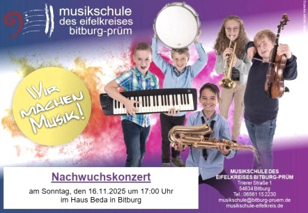 Nachwuchskonzert_Plakat, © Kulturzentrum Haus Beda Nachwuchskonzert_Plakat, © Kulturzentrum Haus Beda