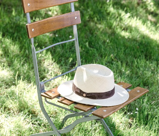 Hat on a chair Hat on a chair