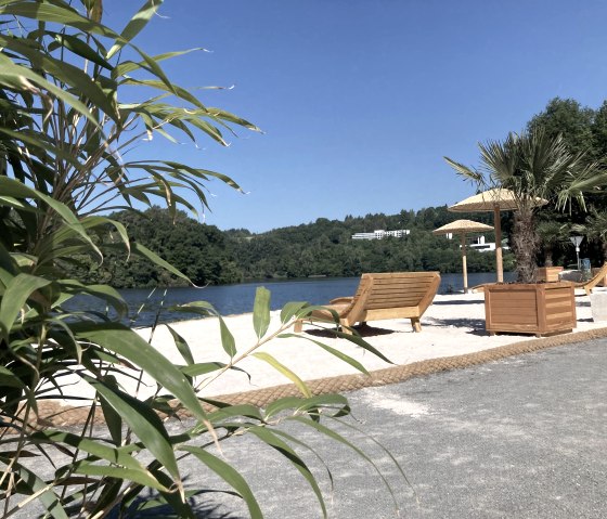 Stausee-Strand, © TI Bitburger Land Stausee-Strand, © TI Bitburger Land