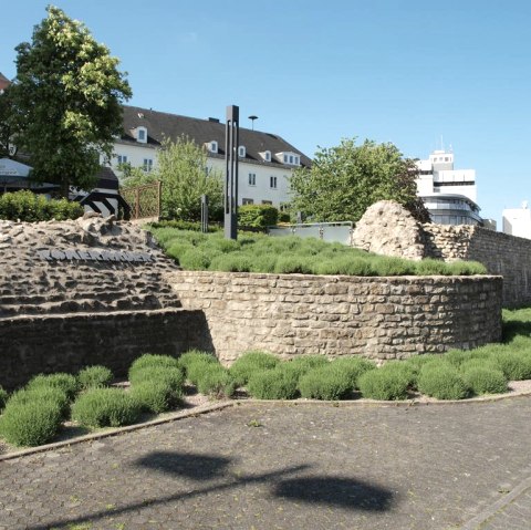 Archäologischer Parcours Bitburg - Römermauer, © Tourist-Information Bitburger Land Archäologischer Parcours Bitburg - Römermauer, © Tourist-Information Bitburger Land
