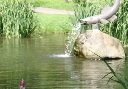 Stadtpark Neuerburg mit Brunnen, © Felsenland Südeifel Tourismus Stadtpark Neuerburg mit Brunnen, © Felsenland Südeifel Tourismus