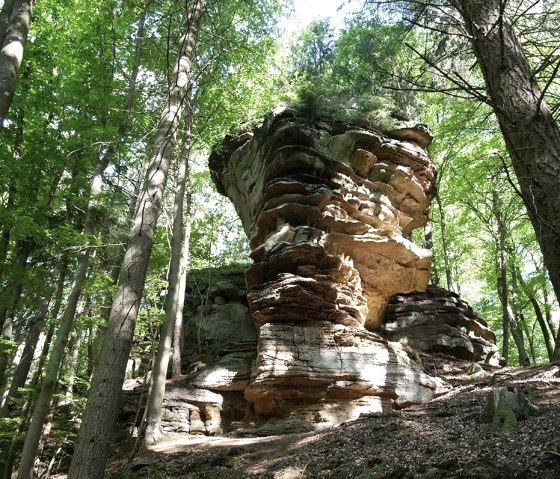 Felsformation Affenkopf/Grüne Hölle bei Bollendorf, © Felsenland Südeifel Tourismus GmbH, Elke Wagner Felsformation Affenkopf/Grüne Hölle bei Bollendorf, © Felsenland Südeifel Tourismus GmbH, Elke Wagner