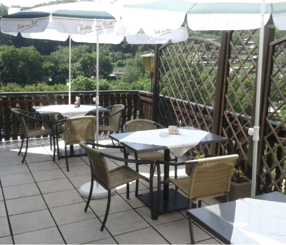 Sonnenterasse mit Panoramablick, © Hotel am Schwimmbad Sonnenterasse mit Panoramablick, © Hotel am Schwimmbad