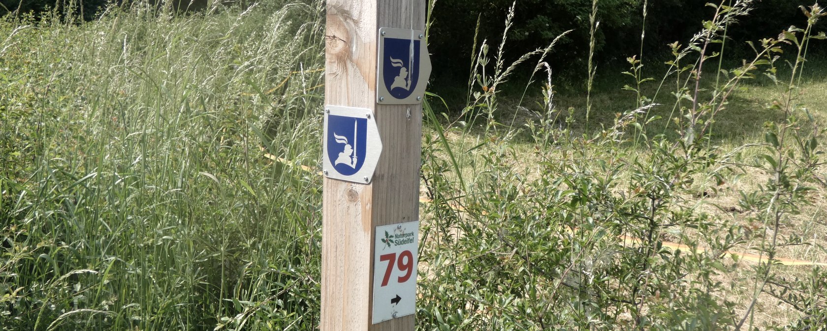 Beschilderung Fitnessweg, © Tourist Information Bitburger Land Beschilderung Fitnessweg, © Tourist Information Bitburger Land