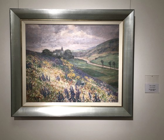 Gemälde Fritz von Wille Ausstellung im Haus Beda, © Tourist-Information Bitburger Land Gemälde Fritz von Wille Ausstellung im Haus Beda, © Tourist-Information Bitburger Land