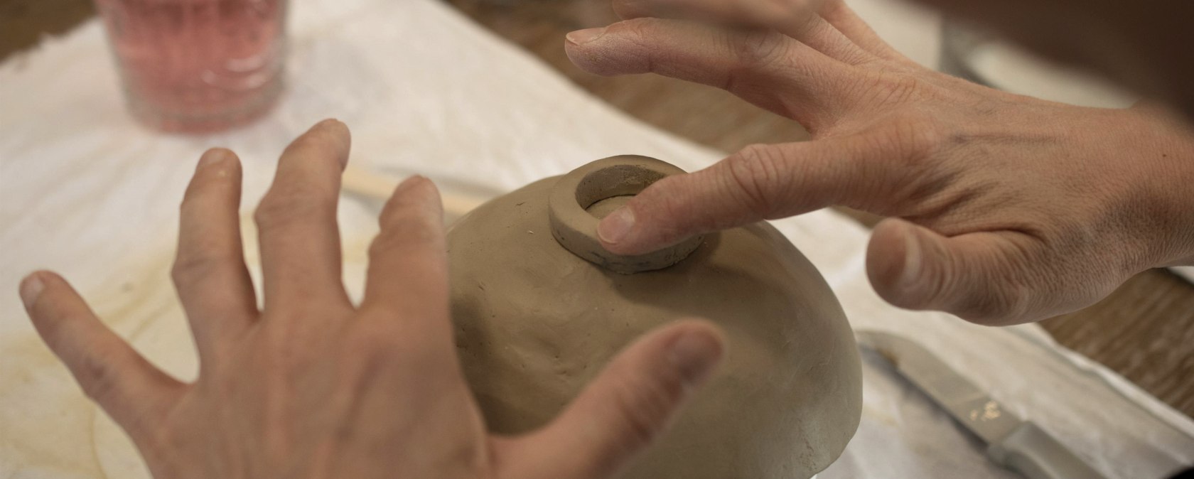 Flyer Töpferwerkstatt, © Nadine Häfner Flyer Töpferwerkstatt, © Nadine Häfner