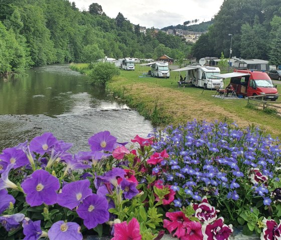 Idyllische Lage - Campingplatz in Kyllburg, © TI Bitburger Land Idyllische Lage - Campingplatz in Kyllburg, © TI Bitburger Land