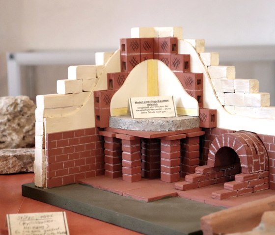 Modell römische Anlage, © Tourist-Information Islek Modell römische Anlage, © Tourist-Information Islek