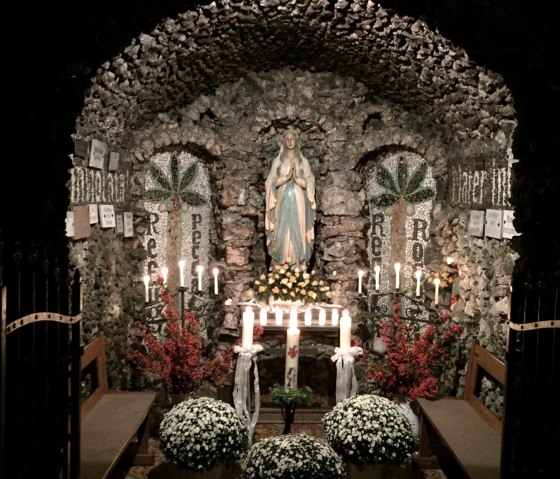 Lourdesgrotte Beilingen, © Simone Probst Lourdesgrotte Beilingen, © Simone Probst