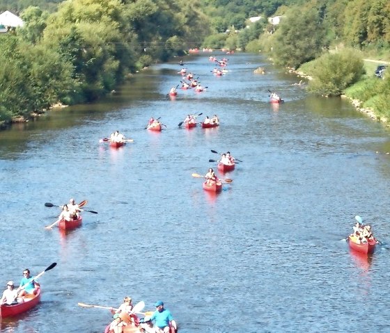 Kanu fahren auf dem Grenzfluss Sauer - 5km Kanu fahren auf dem Grenzfluss Sauer - 5km