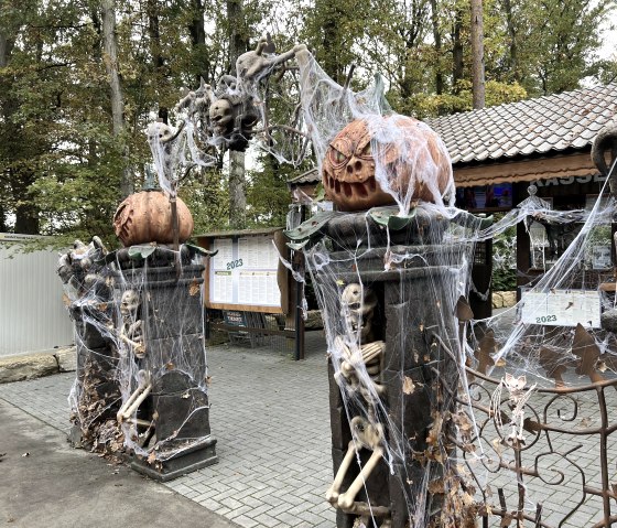 Halloween Dekoration im Eifelpark, © TI Bitburger Land Halloween Dekoration im Eifelpark, © TI Bitburger Land