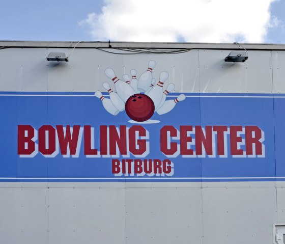 Schild Bowling Center, © TI Bitburger Land Schild Bowling Center, © TI Bitburger Land