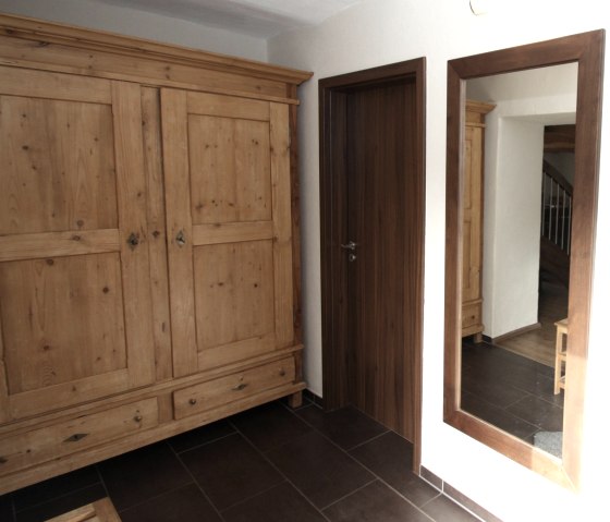 Garderobe Ferienhaus, © Harald Geimer Garderobe Ferienhaus, © Harald Geimer