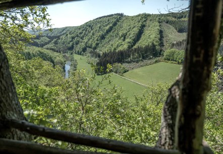 Aussichtspunkt Königslay Nat'Our Route 1, © Naturpark Südeifel/Thomas Urbany. Aussichtspunkt Königslay Nat'Our Route 1, © Naturpark Südeifel/Thomas Urbany.