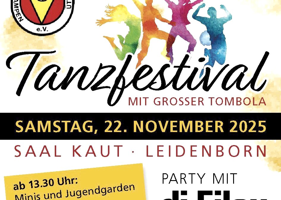 Plakat Tanzfestival, © SG GLÜ Plakat Tanzfestival, © SG GLÜ