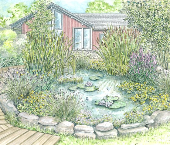 Gartenkultur-Eifel Naturteich, © Naturpark Südeifel/Sabine Dubb Gartenkultur-Eifel Naturteich, © Naturpark Südeifel/Sabine Dubb