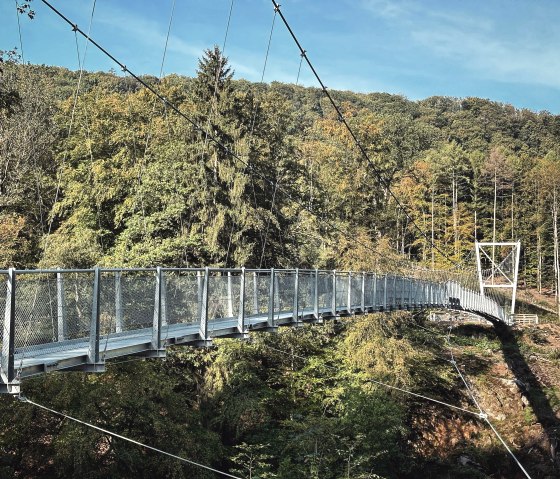 New Irrel waterfalls suspension bridge, © Felsenland-Südeifel Tourismus GmbH, Anna-Carina-Krebs New Irrel waterfalls suspension bridge, © Felsenland-Südeifel Tourismus GmbH, Anna-Carina-Krebs