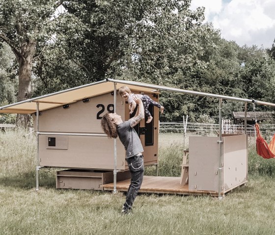 Sommerhütte im destinature Dorf, © destinature Sommerhütte im destinature Dorf, © destinature