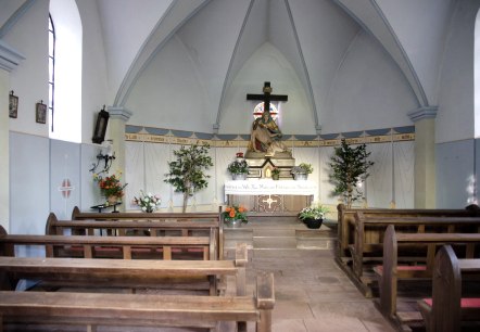 Innenaufnahme - Kapelle bei Dockendorf, © Tourist-Info Bitburger Land Innenaufnahme - Kapelle bei Dockendorf, © Tourist-Info Bitburger Land