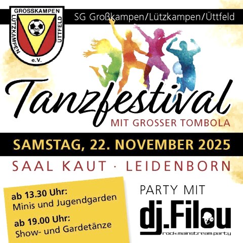 Plakat Tanzfestival, © SG GLÜ Plakat Tanzfestival, © SG GLÜ