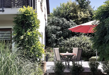 Eigene Sonnenterrasse, © TI Bitburger Land Eigene Sonnenterrasse, © TI Bitburger Land