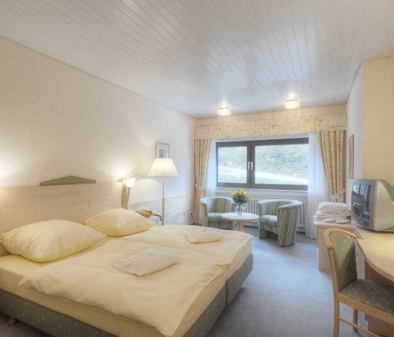 Standardzimmer K 2 mit Waldblick Standardzimmer K 2 mit Waldblick