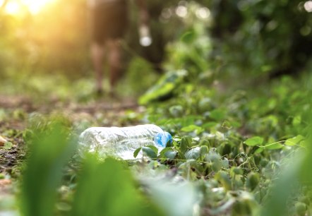 Plastikflasche in der Natur, © Charnchai saeheng - stock.adobe.com Plastikflasche in der Natur, © Charnchai saeheng - stock.adobe.com