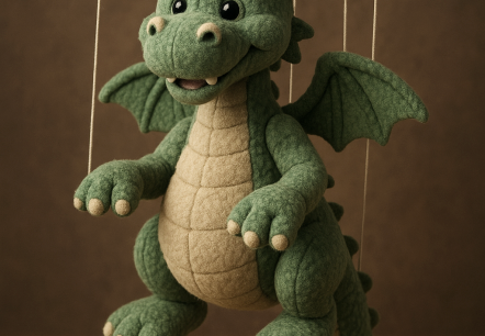 Marionette Drache, © ChatGpt Marionette Drache, © ChatGpt