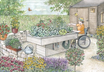 Gartenkultur-Eifel Hochbeet, © Naturpark Südeifel/Sabine Dubb Gartenkultur-Eifel Hochbeet, © Naturpark Südeifel/Sabine Dubb