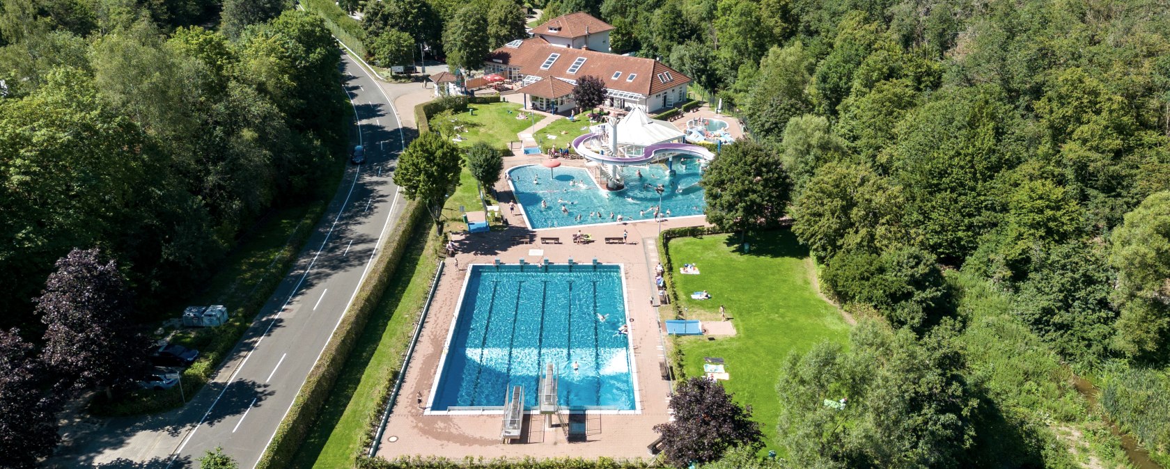 AuqaFun Luftaufnahme, © Camping In der Enz, Neuerrburg AuqaFun Luftaufnahme, © Camping In der Enz, Neuerrburg