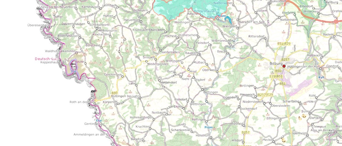 Kernzone 2, &copy; LANIS / GeoBasis-DE / LVermGeoRP