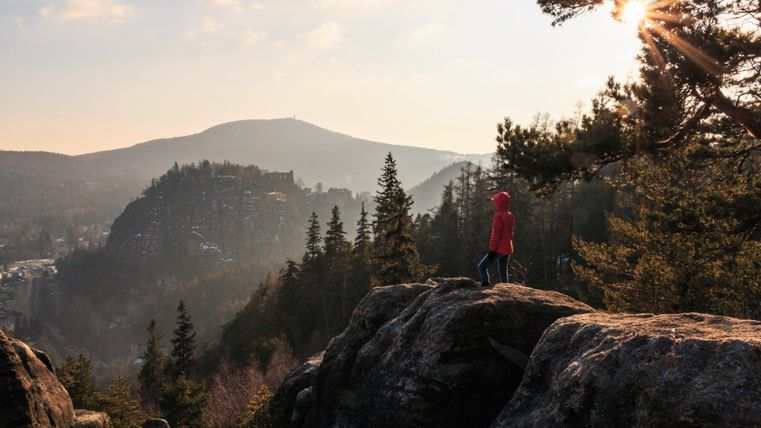 Weittblick im Zittauer Gebirge.