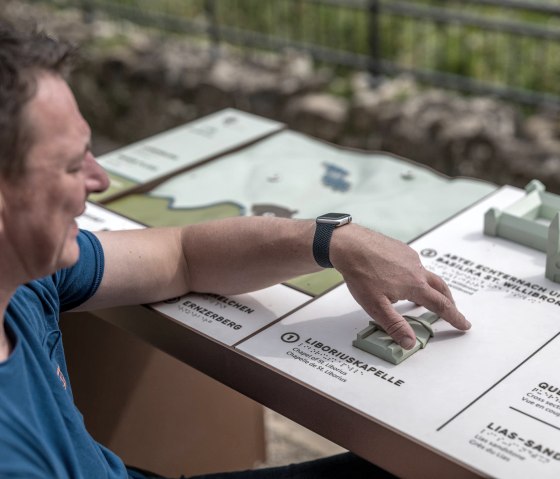 Tastmodell Liboriuskapelle, &copy; Naturpark S&uuml;deifel / Thomas Urbany