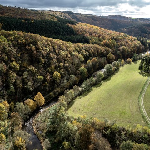 Nat'Our Route 1 Luftaufnahme, © Naturpark Südeifel/Philipp Köhler