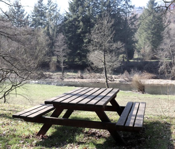 Rest area on the Our, © Tourist-Information Islek