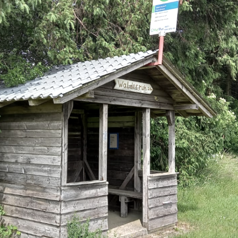 Schutzhütte am Treffpunkt, © Hans-Peter Dimmer