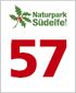 Logo des Naturparks Südeifel mit der Zahl 57.