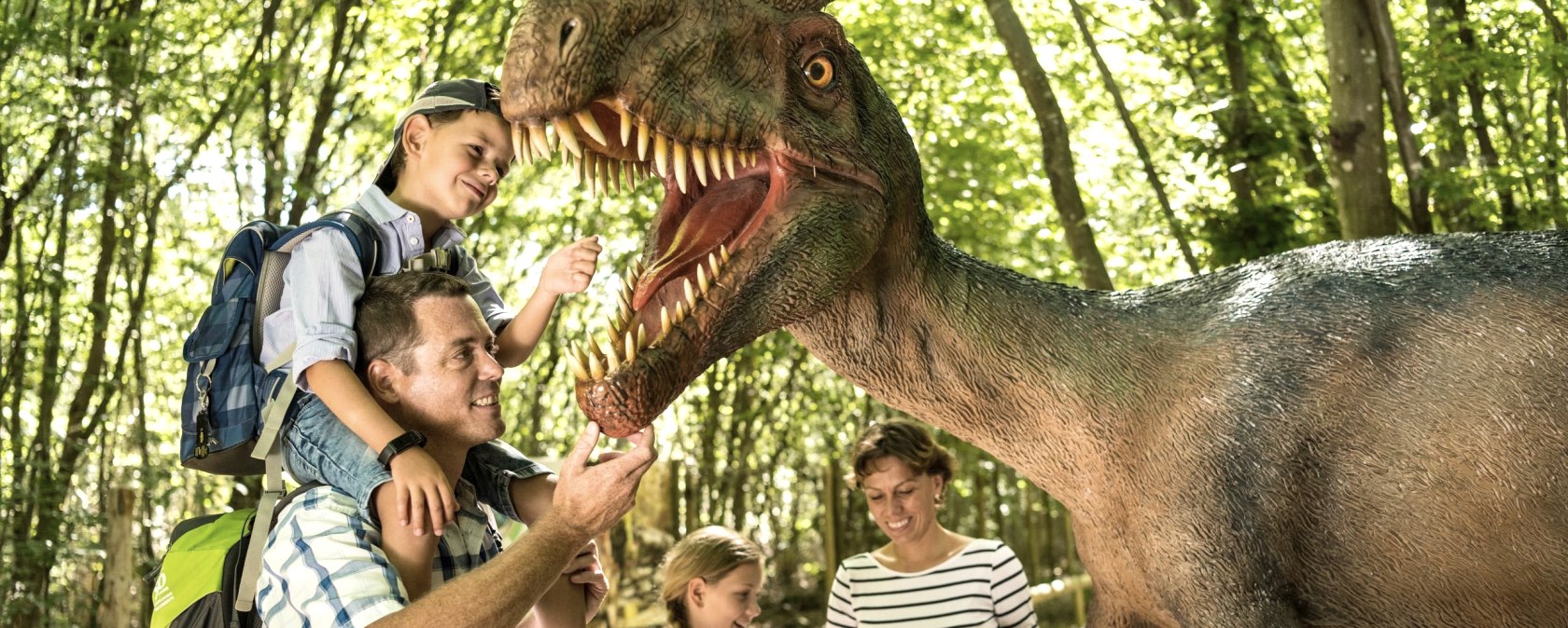 Der "Teufelsschlucht-Dinosaurier", © Felsenland Südeifel Tourismus GmbH