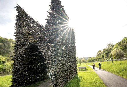 Weintor am Sauer-Radweg, © Eifel Tourismus GmbH, Dominik Ketz