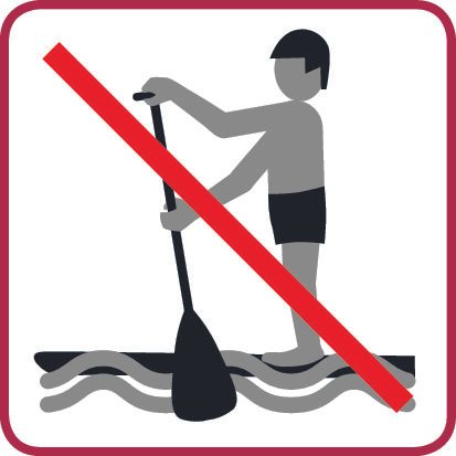 Stehpaddler verboten