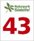 Logo of the Southern Eifel Nature Park with the number 43.