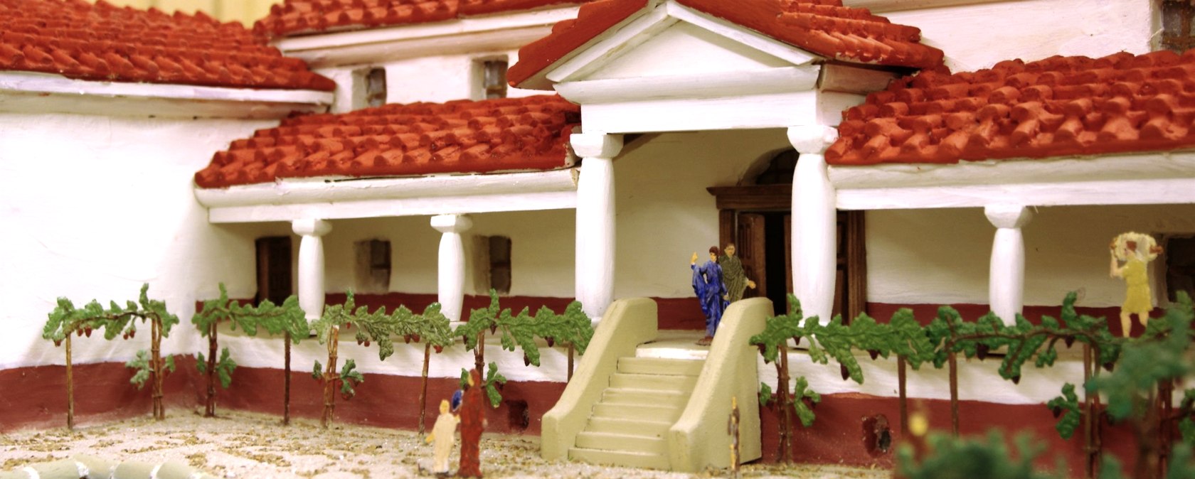 Modell der R&ouml;mischen Villa Holsthum, &copy; Felsenland S&uuml;deifel Tourismus GmbH