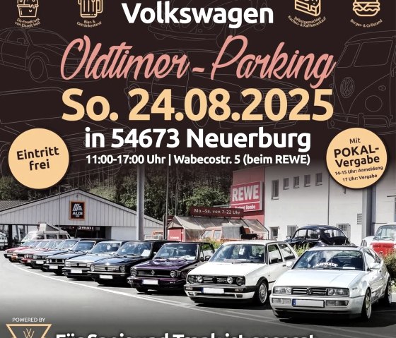 VW Oldtimer-Parking, © VW Altblech Neuerburg