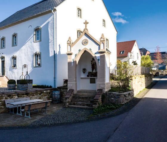 Themenweg Baukultur EIFEL Wolsfeld Rastplatz, © Naturpark Südeifel/Philipp Köhler