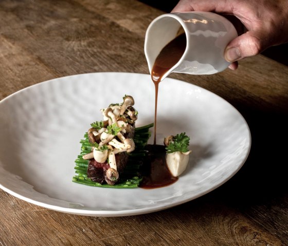 Men&uuml; Schloss Niederweis, &copy; Schloss Niederweis