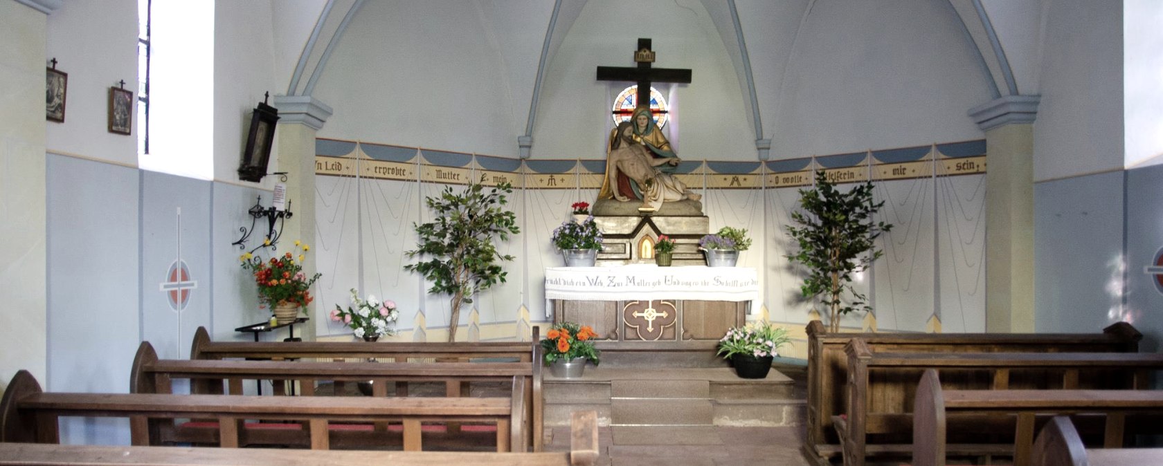 Innenaufnahme - Kapelle bei Dockendorf, © Tourist-Info Bitburger Land