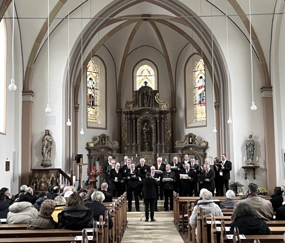 Interior view of Bickendorf church, © TI Bitburger Land